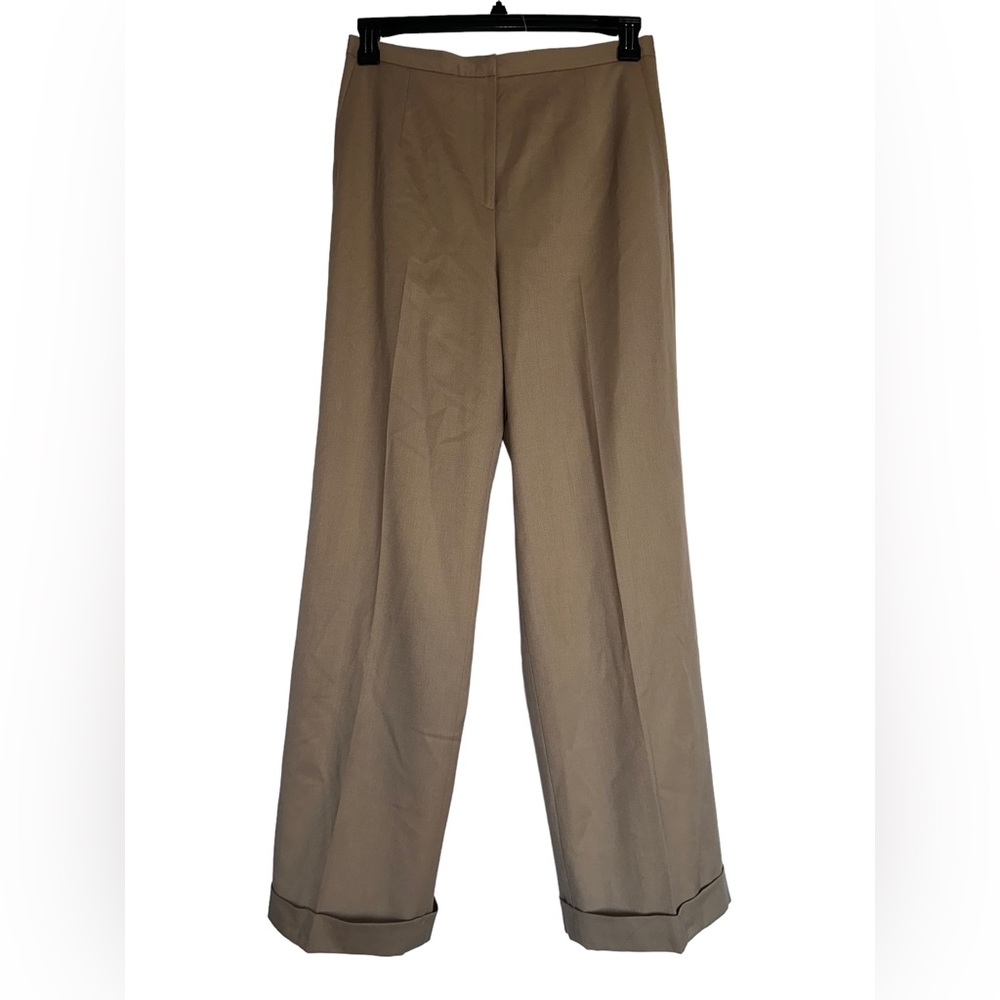 Talbots Tan Dress Trouser Wool Pants